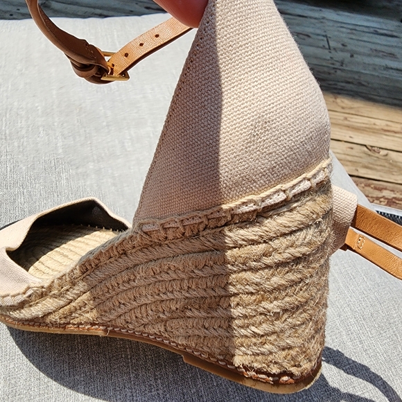 Tory Burch Colorblock Espadrille Wedge - Size 11 - Picture 6 of 9